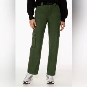 Aritzia x TNA New Supply Cargo Pant military green cadet fatigue pants. M. NWT